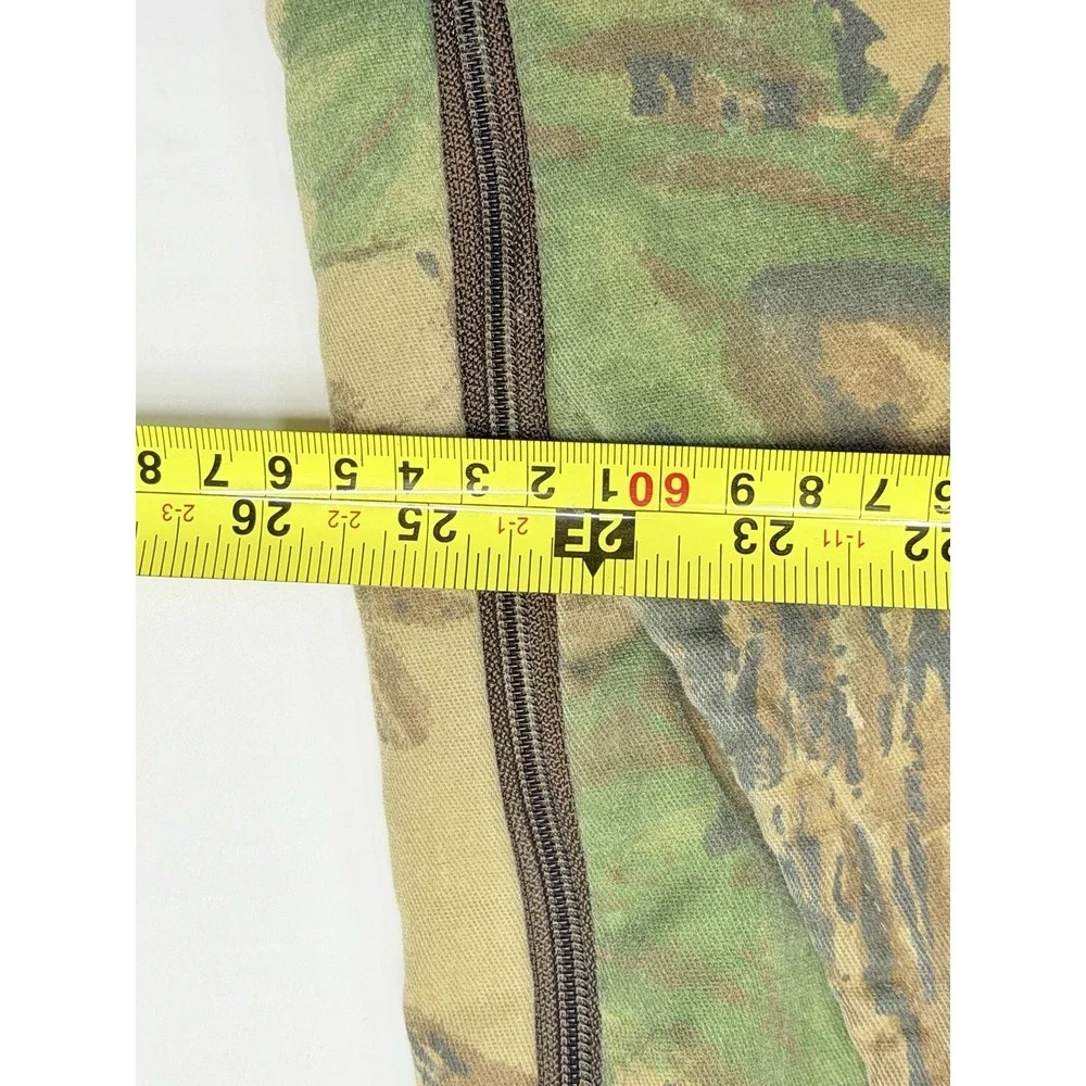 Duxbak Realtree Camo Insulated Hunting Bib Overalls Men's Large Zip Leg